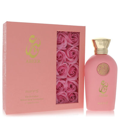 Riiffs Abeer Perfume bottle — Floral Woody Musk women fragrance with litchi, rhubarb, bergamot, nutmeg, Turkish rose, peony, petalia, cashmere, and incense