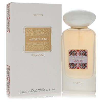 Riiffs Ventura Blanc Eau de Parfum bottle — unisex fragrance with frangipani, ylang-ylang, amber, musk and cashmeran