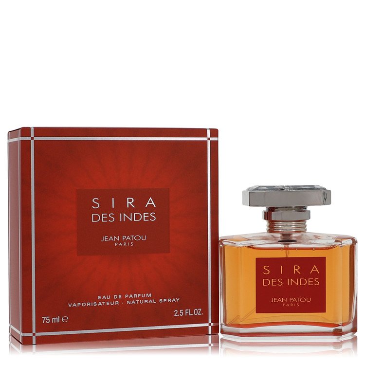 2.5 oz Jean Patou Sira Des Indes Eau de Parfum bottle - women's oriental floral fragrance with mango, cardamom, jasmine, and sandalwood