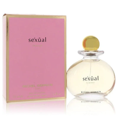 Michel Germain Sexual Femme Eau de Parfum bottle — Floral Oriental women's fragrance with black currant, pear, jasmine, vanilla, and amber notes