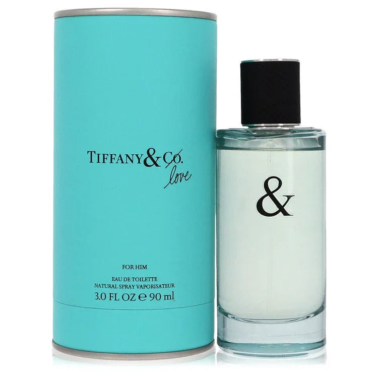 Tiffany & Co. perfume bottle and packaging on a white background
