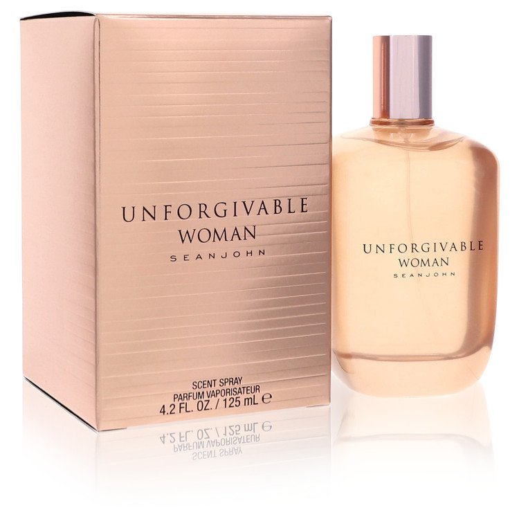 Sean John Unforgivable Woman perfume bottle and packaging on a white background