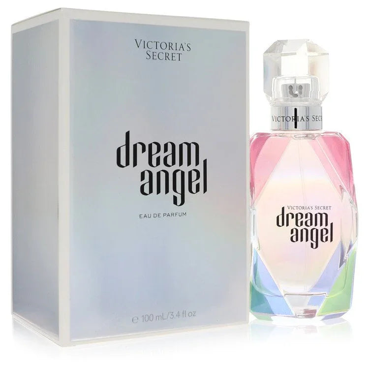 Victoria's Secret Angel Dream Perfume bottle — Floral Gourmand women fragrance with bergamot, soft florals, peony, jasmine, sandalwood, musk, and vanilla