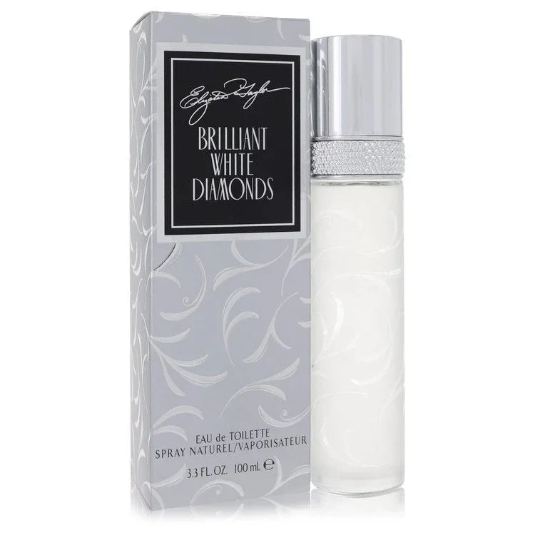 Ed Hardy Brilliant White Diamonds perfume bottle and packaging on a white background