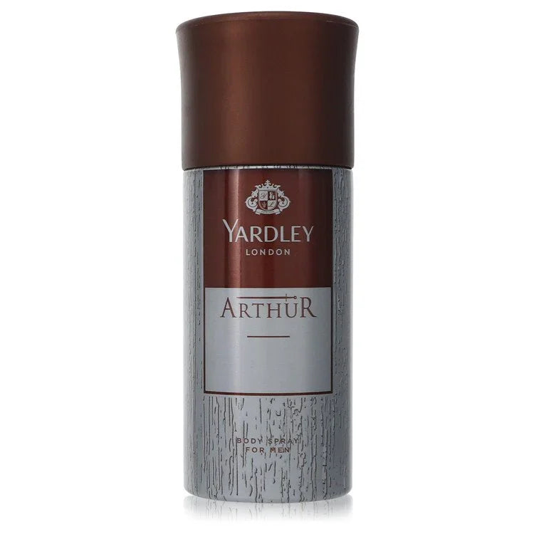 Yardley London Arthur deodorant spray can on a white background