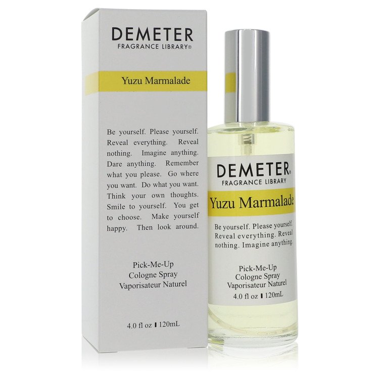 Demeter Yuzu Marmalade Cologne Spray bottle - citrus gourmand fragrance with yuzu zest, yuzu marmalade, soft musk, and warm sugar