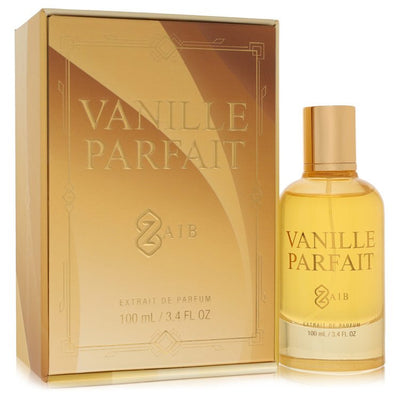 Zaib Vanille Parfait Eau de Parfum bottle — cozy gourmand fragrance with vanilla cream, caramel, jasmine and warm musk