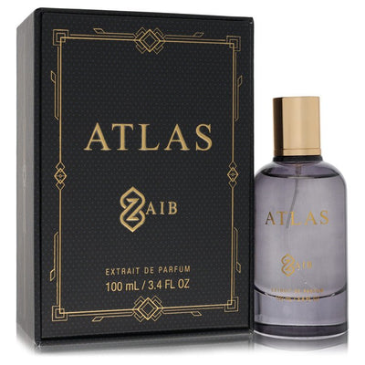 Zaib Atlas Cologne bottle — Fresh Woody Aromatic men fragrance with bergamot, lemon, grapefruit top notes, lavender, geranium, sage, cedarwood, amber, and musk