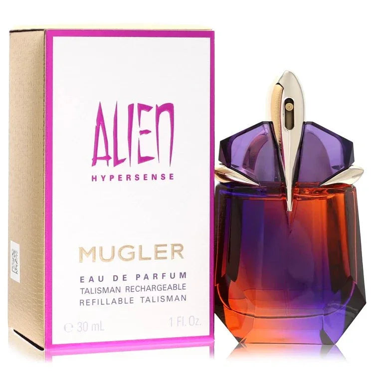 Alien Hypersense Perfume by Thierry Mugler bottle — Floral Oriental women's fragrance with bergamot, jasmine sambac, and sandalwood notes