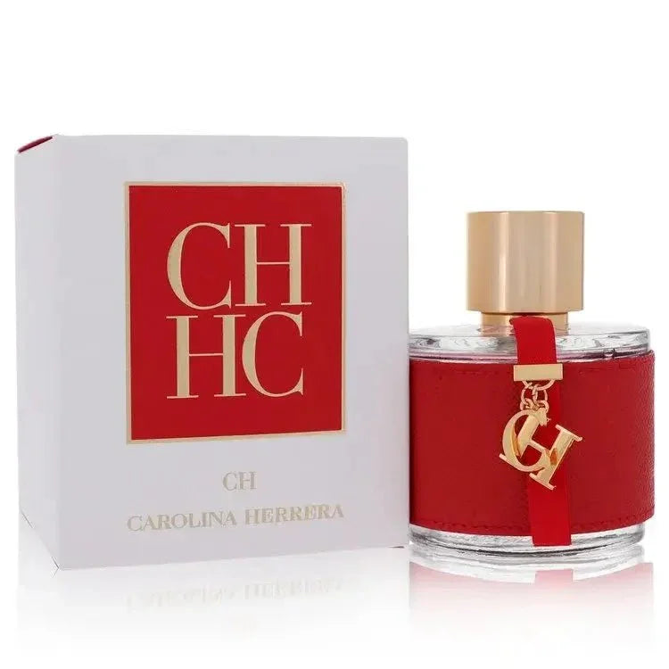 CH Carolina Herrera Perfume bottle — a sophisticated floral oriental fragrance for women featuring fresh tropical citrus notes, rose, jasmine, praline, leather, and musk