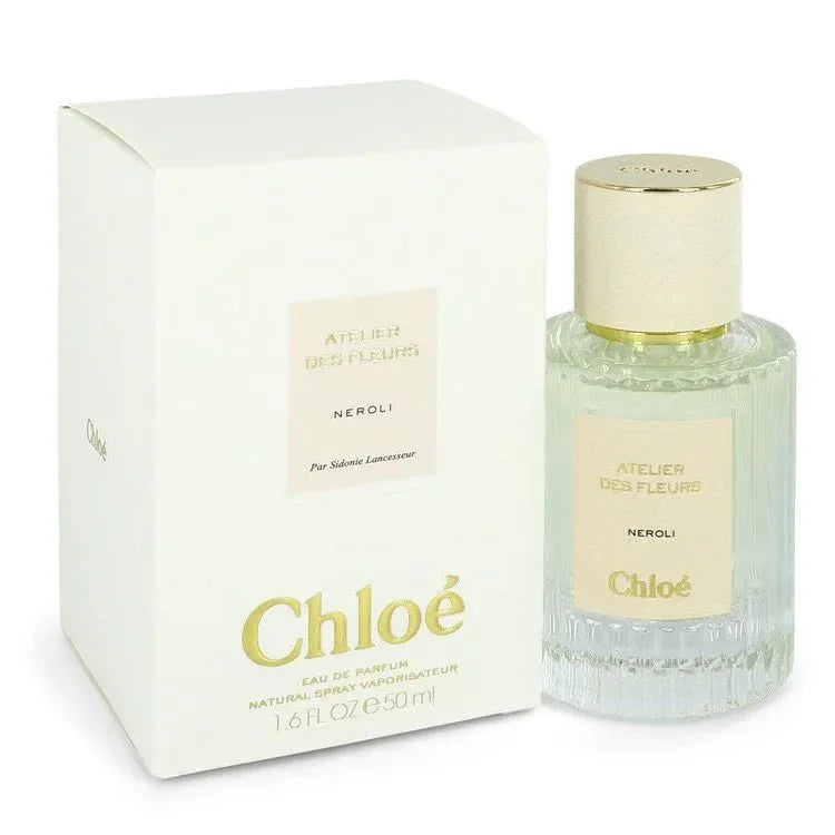 Chloe Neroli Eau de Parfum bottle — luxury citrus floral women's fragrance with light, bright orange blossom notes in a delicate light pink flask