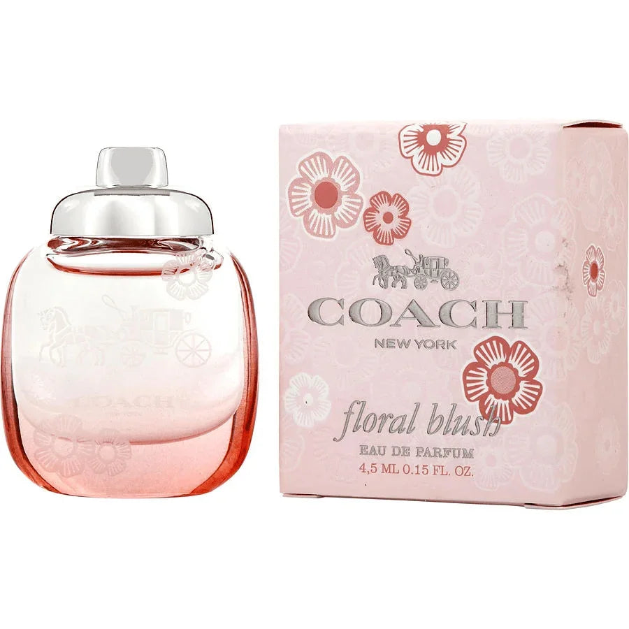 Coach Floral Blush perfume bottle and pink floral box, eau de parfum spray for women