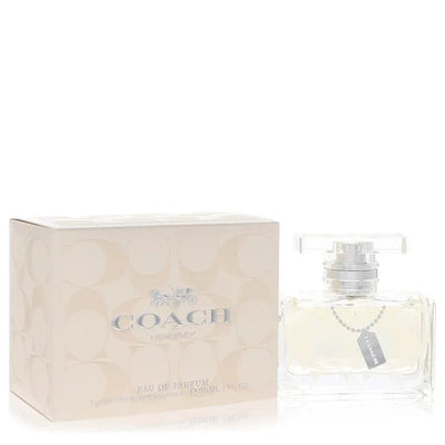 Coach Signature Eau de Parfum spray for women with box and clear glass perfume bottle