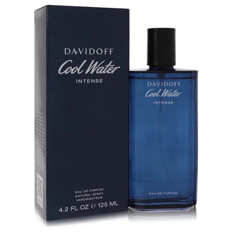 Davidoff Cool Water Intense Eau de Parfum 125ml blue bottle and box for men