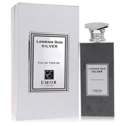 4.2 oz Eau De Parfum Spray (Unisex)Emor London Oud Silver CologneBy Emor London for Men and WomenGuilty Fragrance