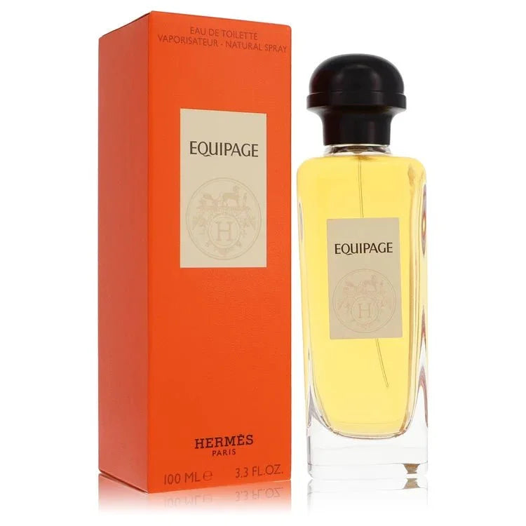 Equipage Cologne by Hermes bottle — a timeless luxury woody aromatic spicy fragrance for men featuring crisp aldehydes, warm carnation, cloves, earthy oakmoss, and rich sandalwood notes