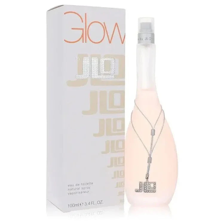 Jennifer Lopez Glow Perfume bottle — Floral Fruity women fragrance with neroli, grapefruit, orange blossom, rose, tuberose, jasmine, musk, sandalwood, vanilla, amber, and orris root