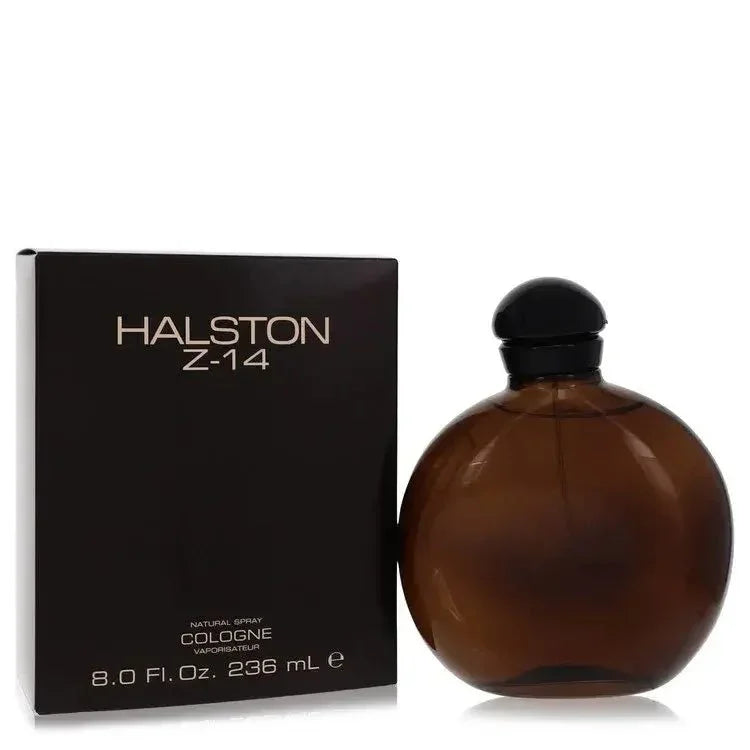 Halston Z-14 by Halston Cologne bottle — Woody Aromatic men fragrance with cypress, basil, cinnamon, patchouli, and leather