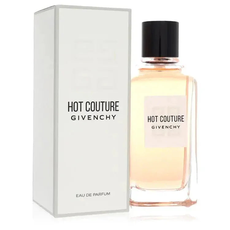 Hot Couture by Givenchy Perfume bottle — Floral Fruit Woody women fragrance featuring realistic Raspberry, Magnolia, and Amber notes.