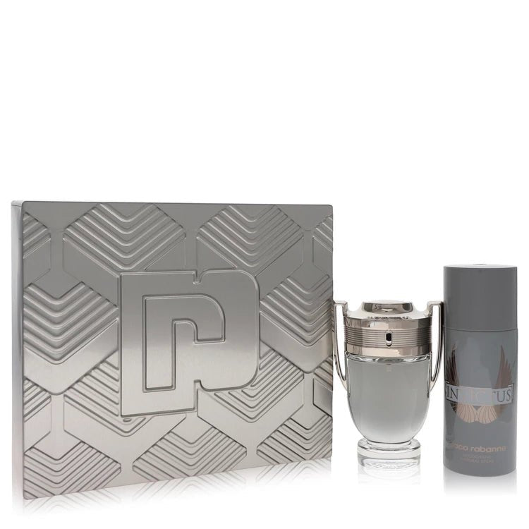 Gift Set - 3.4 oz Eau De Toilette Spray + 5.1 oz Deodorant SprayInvictus CologneBy Paco Rabanne for MenGuilty Fragrance