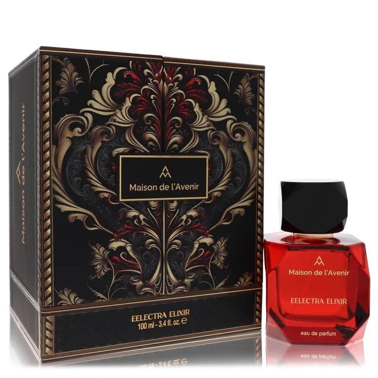 Maison De L'avenir Electra Elixir Eau de Parfum bottle — aromatic spicy EDP with bergamot, cardamom, nutmeg and sandalwood.