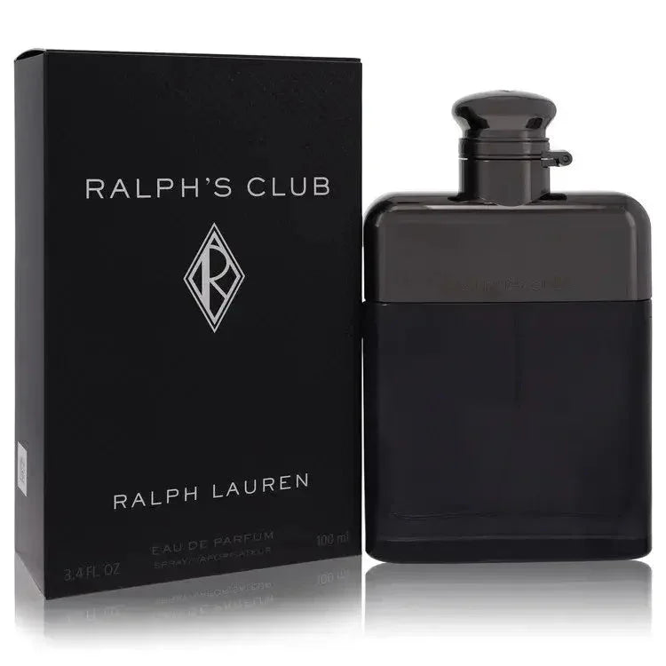 Ralph Lauren Ralph's Club men's EDP bottle showing fresh woody notes clary sage lavender Virginia cedar vetiver