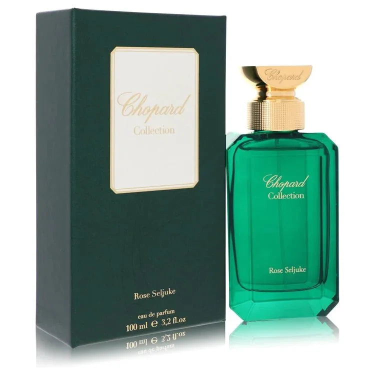 Chopard Collection Rose Seljuke eau de parfum green bottle and box, 100ml spray