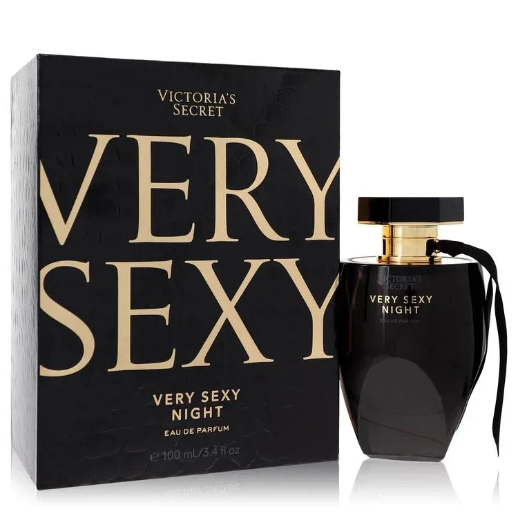 Victoria's Secret Very Sexy Night perfume bottle and packaging on a white background
