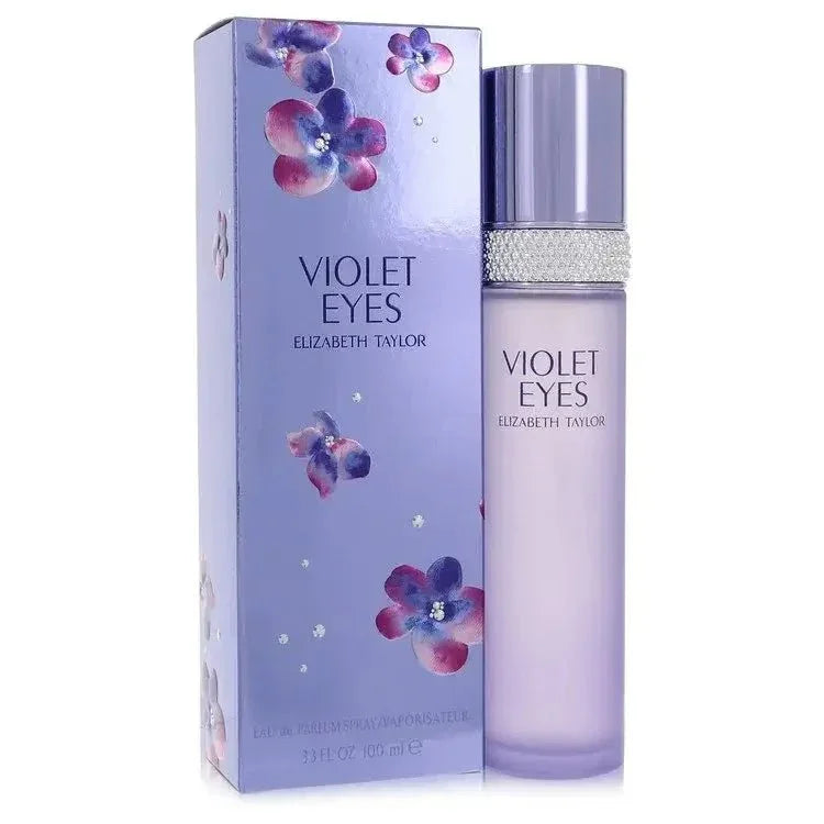Violet Eyes Elizabeth Taylor perfume bottle floral peach rose scent
