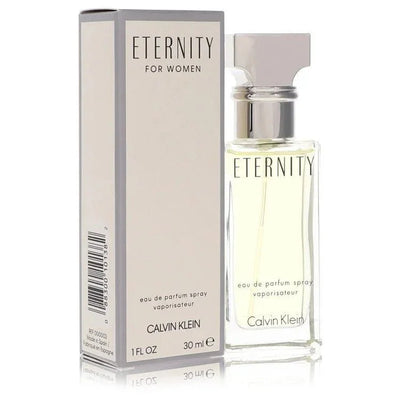 Eternity for Women Eau de Parfum 30ml bottle and box, Calvin Klein fragrance.