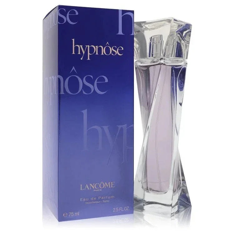Hypnose Eau de Parfum spray for women, purple perfume bottle with matching box, 75ml