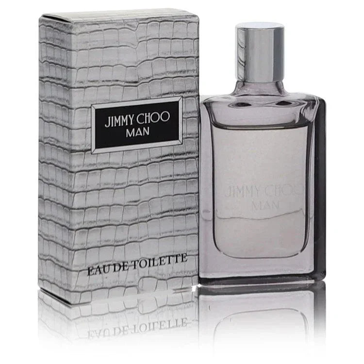 Jimmy Choo Man Eau de Toilette bottle and textured box for men’s cologne