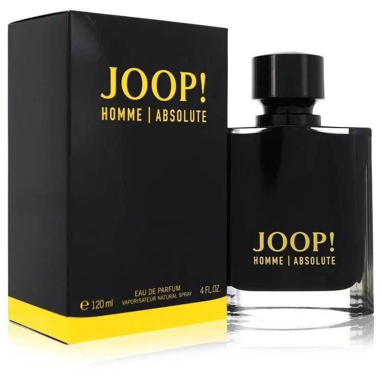 Joop Homme Absolute Eau de Parfum black bottle and box for men, 120ml fragrance