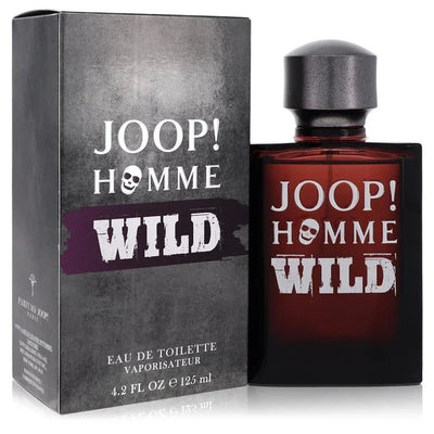 Joop Homme Wild Eau de Toilette spray for men, 125ml bottle with matching box, bold lettering.