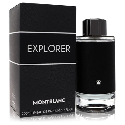 Montblanc Explorer Eau de Parfum spray for men, 200ml bottle and box, black design