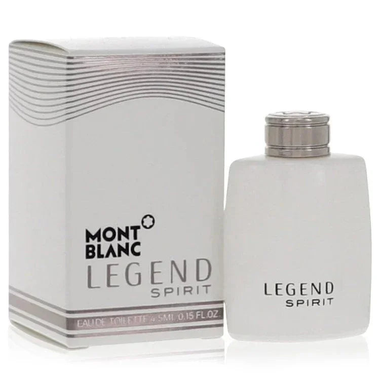 Mont Blanc Legend Spirit cologne bottle and box, men's eau de toilette, white packaging