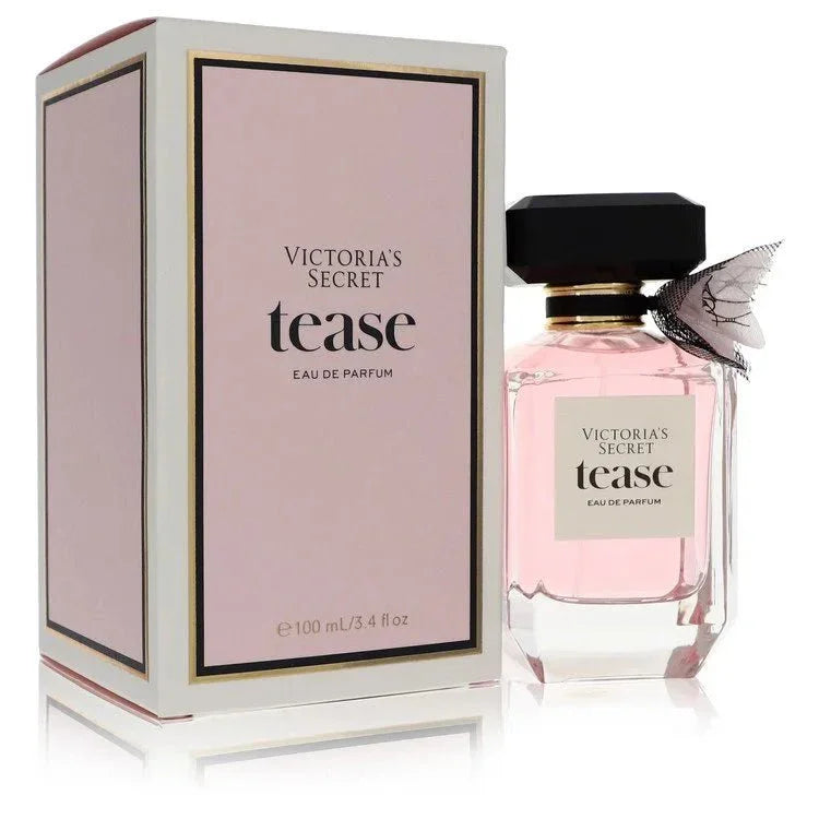 Victoria's Secret Tease Eau de Parfum spray with pink box and decorative bottle for women