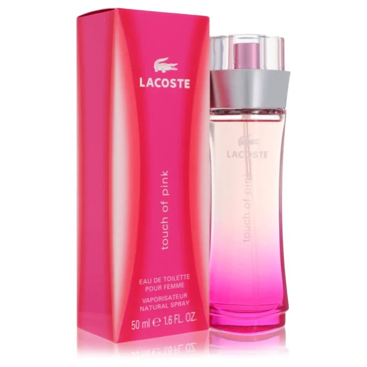 Lacoste women's perfume collection — L.12.12 Rose, Pour Femme, Touch of Pink, and Joy of Pink fragrances at Guilty Fragrance
