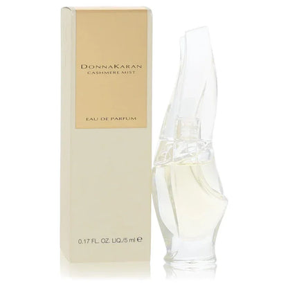 Donna Karan Cashmere Mist perfume bottle and packaging on a white background