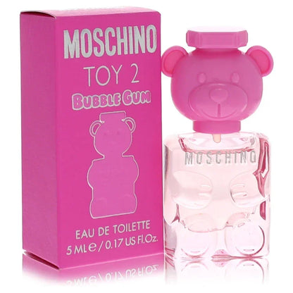 Moschino Toy 2 Bubble Gum perfume bottle and packaging on a white background