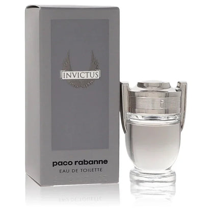 Paco Rabanne Invictus Eau de Toilette trophy-shaped bottle — woody aquatic EDT with grapefruit, bay leaf, oak moss and guaiac wood