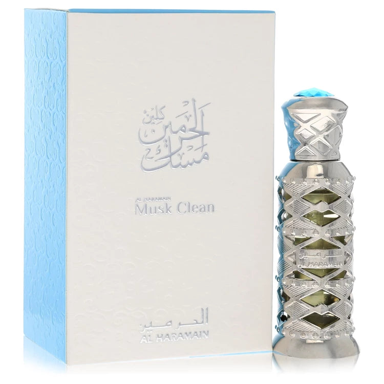 Al Haramain Musk Clean Perfume bottle — Clean Musk Soft Floral Fresh unisex fragrance with soapy clean accord, white florals, white musk, and musky woods