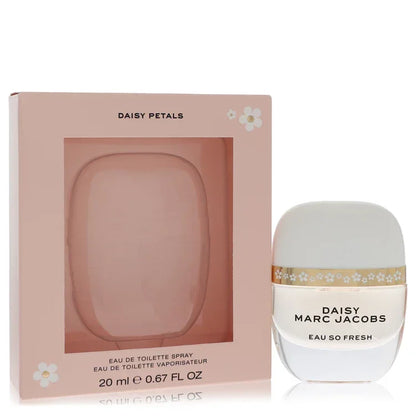 Marc Jacobs Daisy Eau So Fresh Perfume bottle — Floral Fruity women fragrance with raspberry, green leaves, grapefruit, rose, apple blossom, violet, musk, plum, and cedarwood