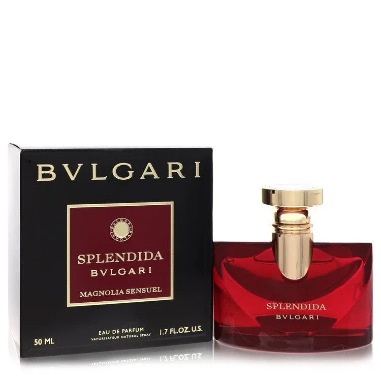 Bulgari Splendida perfume bottle and packaging on a white background