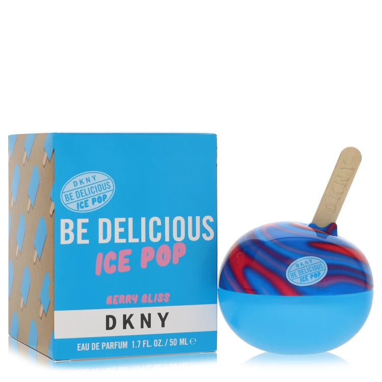 DKNY Be Delicious Ice Pop perfume with packaging on a white background