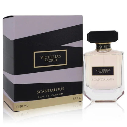 Victoria's Secret Scandalous Eau de Parfum bottle and packaging on a white background