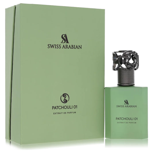 Swiss Arabian Patchouli 01 bottle - aromatic woody fragrance with lavender, grapefruit, patchouli and tonka

