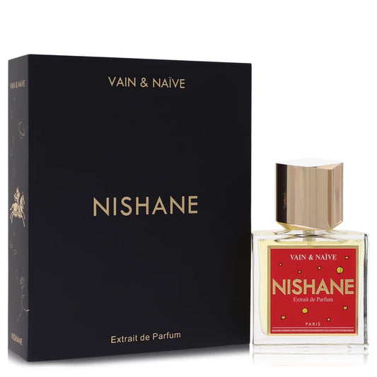 Nishane Vain & Naive Perfume bottle — Floral Oriental unisex fragrance with bergamot, orange, rose, jasmine, plum, vanilla, amber, and patchouli