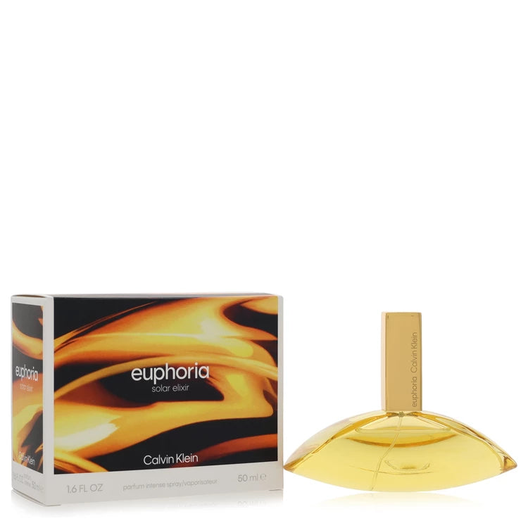 Calvin Klein Euphoria Solar Elixir Parfum Intense bottle - women's ambery fruity fragrance with mango, golden orchid, and vanilla