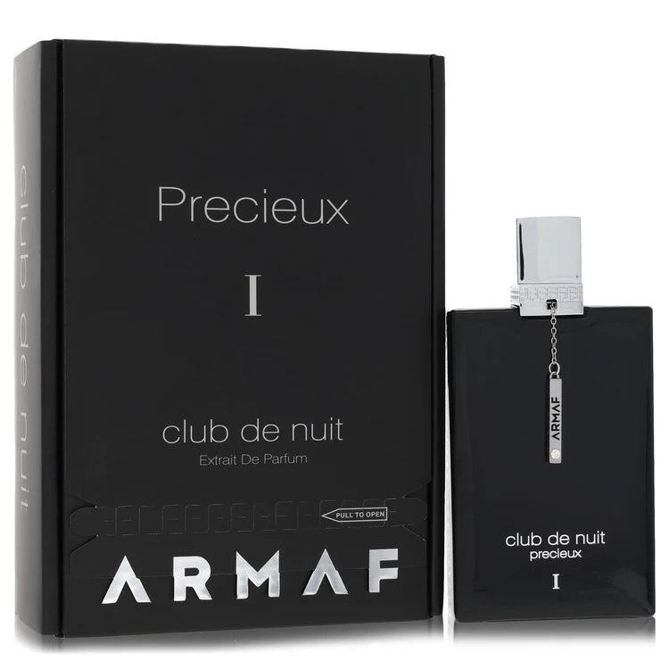 Armaf Club De Nuit Precieux 1 bottle with pineapple, pear, caramel, pepper, jasmine, oakmoss, leather, vanilla, amber and ambroxan